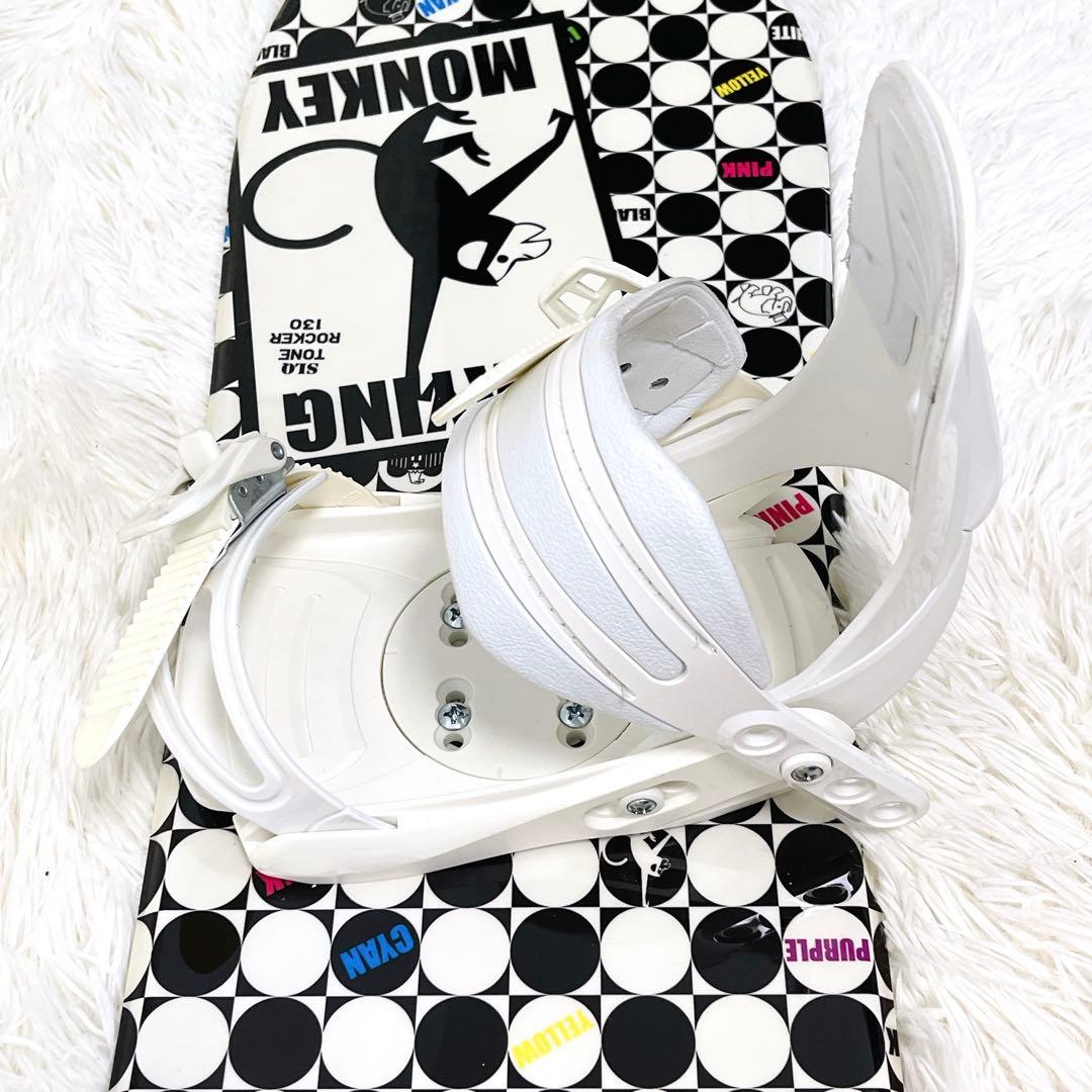 SLQ スノーボード×ビンディング TONE ROCKER 130 キッズサイズ