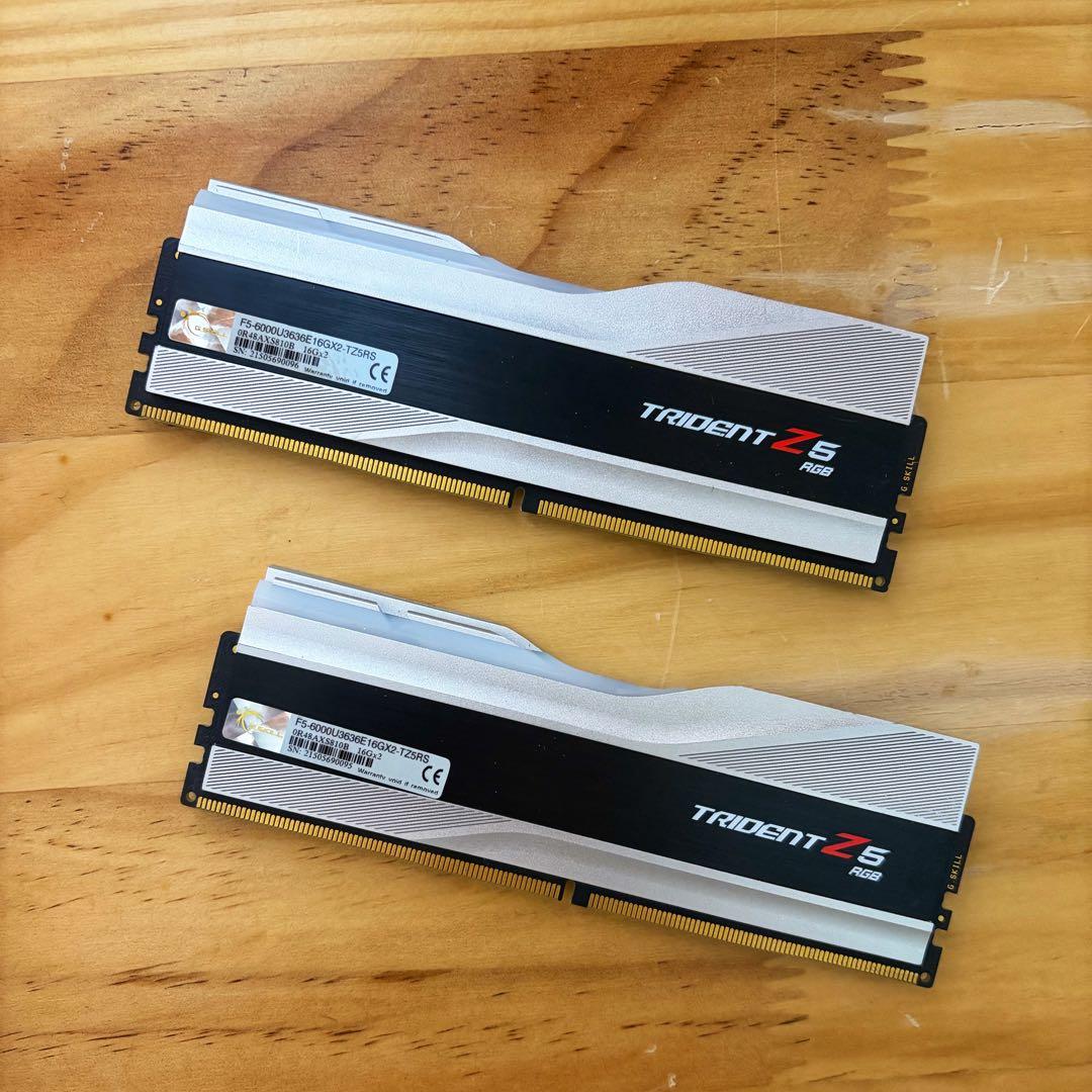 G.SKILL TRIDENT Z5 RGB DDR5 32GB(16GB×2)