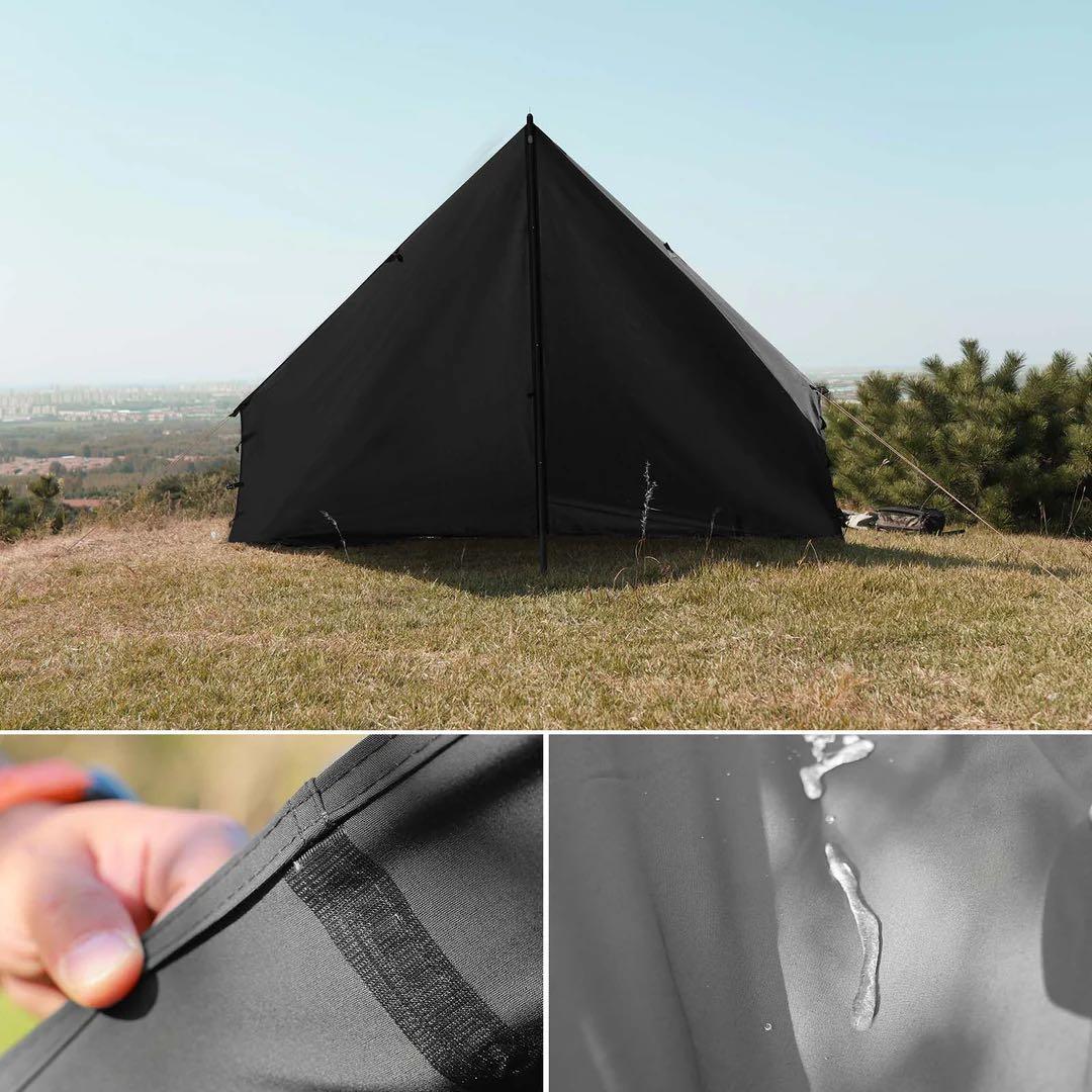 GOGlamping HENGEN+ スクエアタープ TC 400 Black