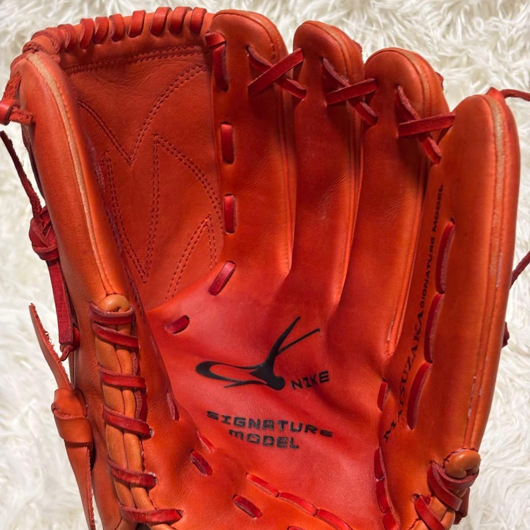 【美品】ナイキ 松坂大輔 シグネチャーモデル 軟式 投手用グローブ 少年 中学