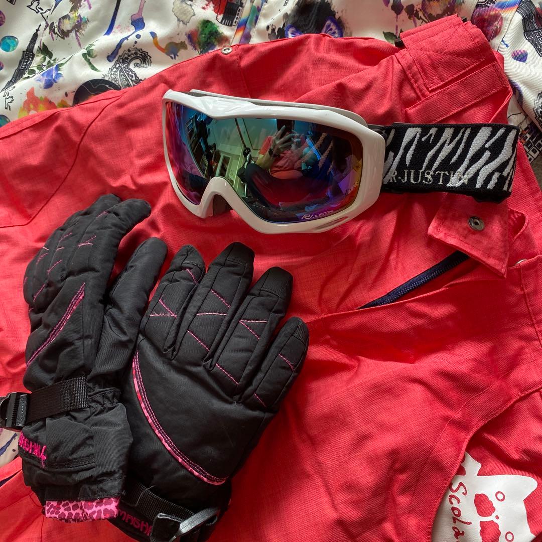 スノーボードウェア ゴーグル グローブのセット サイズXSの通販はau