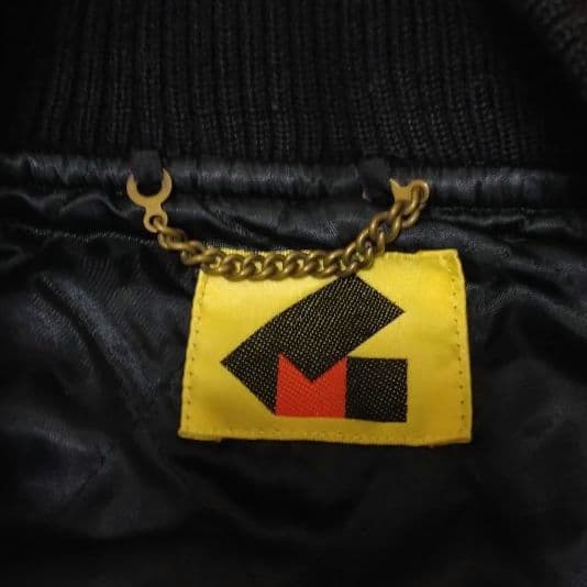 コシノミチコ ビンテージ レザー ウール スタジャン 80s 90s