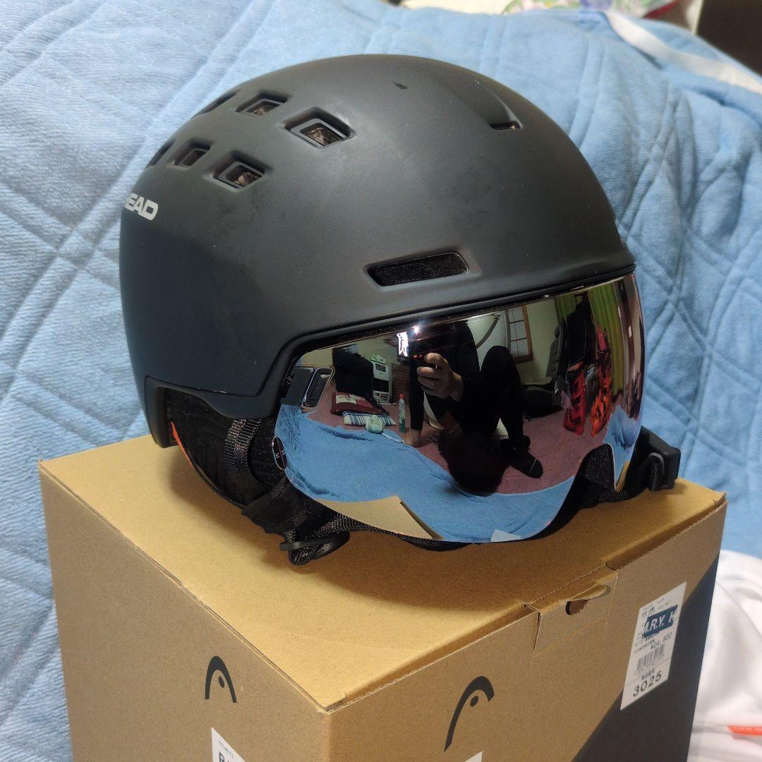 HEAD RADAR ヘルメット M/L マットブラック　スノーボード