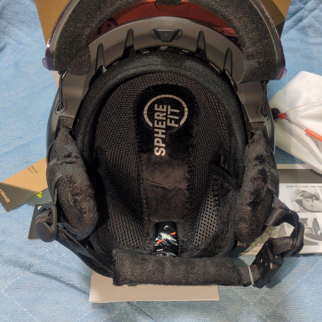 HEAD RADAR ヘルメット M/L マットブラック　スノーボード