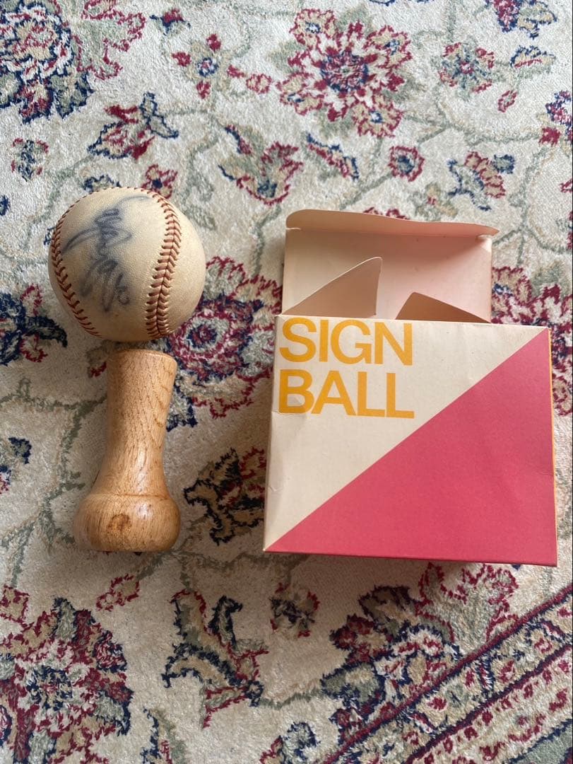 当時物　長嶋茂雄　直筆　GIANTS サインボール 専用ボックス付き　後楽園