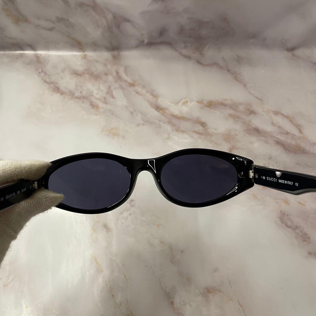 GUCCI オールドグッチ メタルプレート Y2K サングラス ケース付き