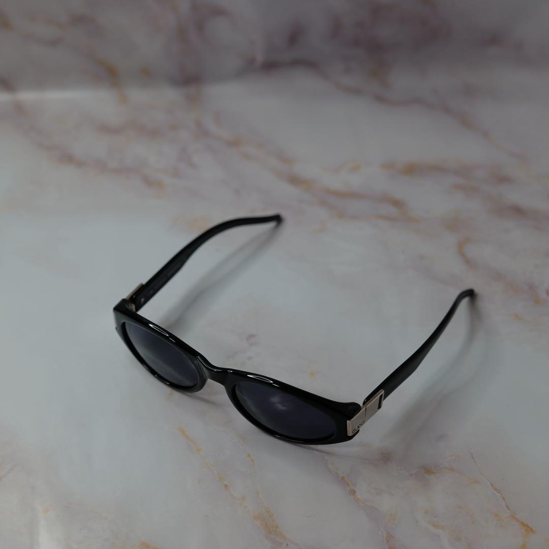 GUCCI オールドグッチ メタルプレート Y2K サングラス ケース付き