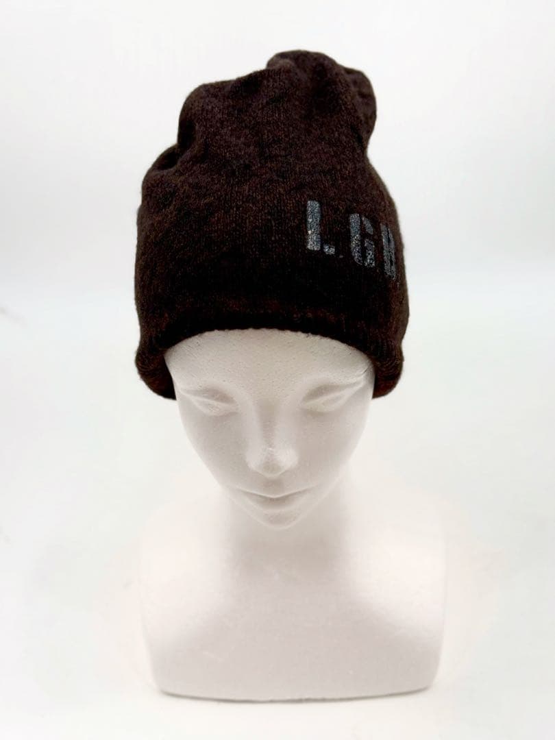 【超希少】L.G.B. ルグランブルー ロゴ入りニット帽 ビーニー帽 男女兼用