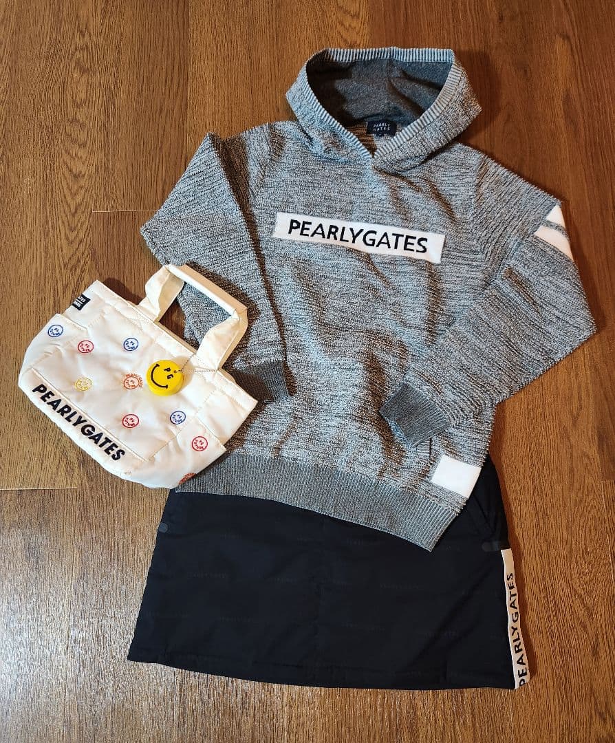 PEARLY GATES ダークネイビー 中綿スカート