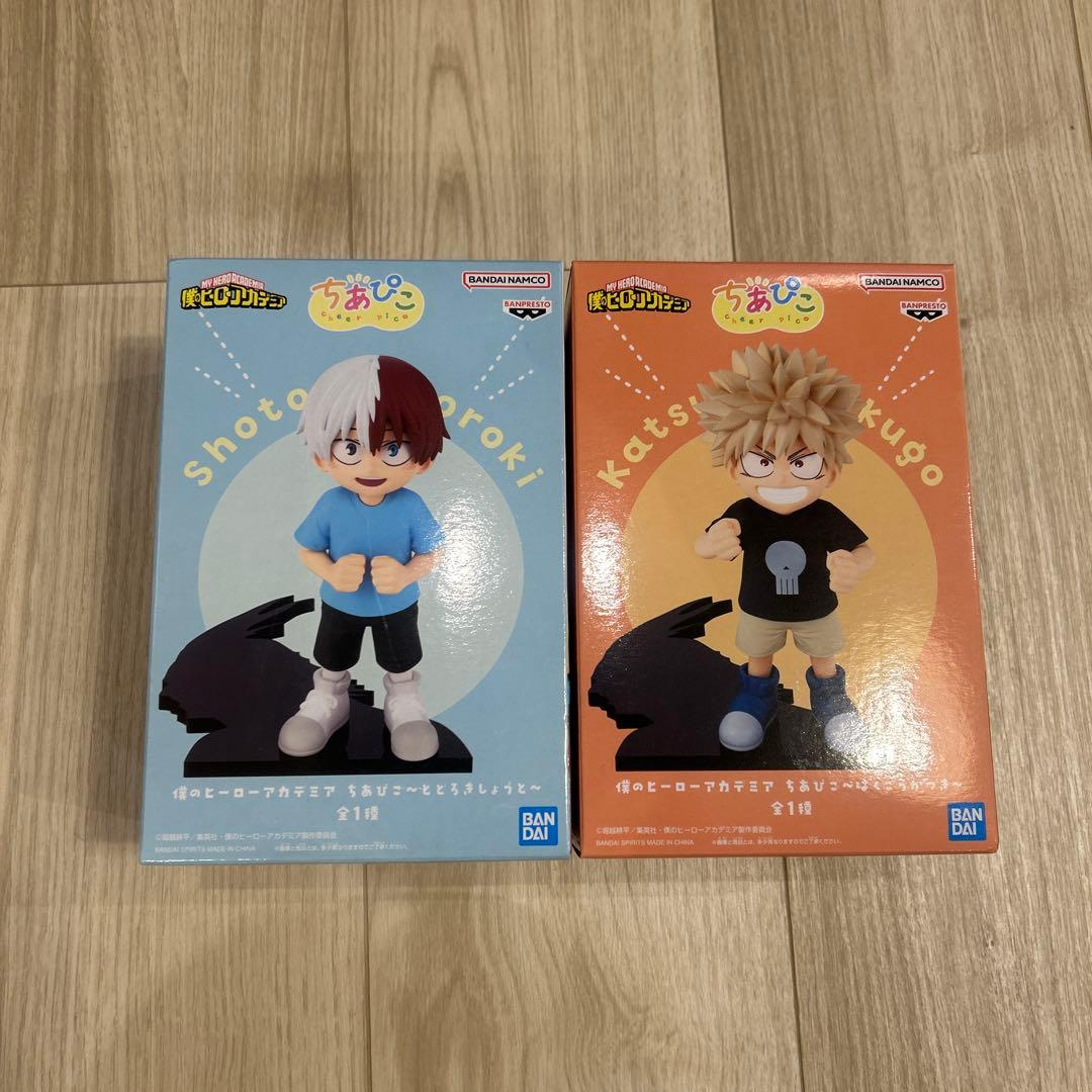 ちあぴこ 僕のヒーローアカデミア 爆豪勝己 轟焦凍 フィギュア