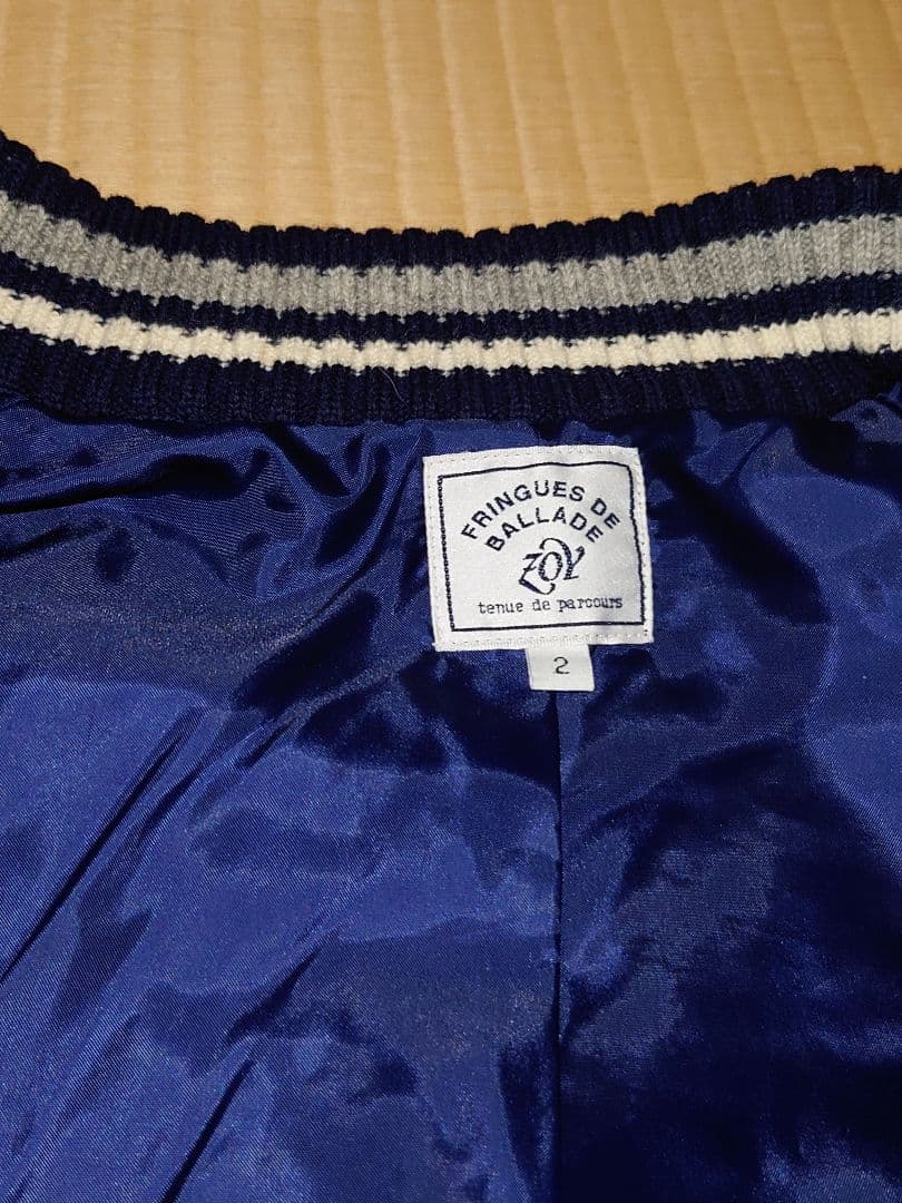 ZOY ネイビージップアップブルゾン サイズ2