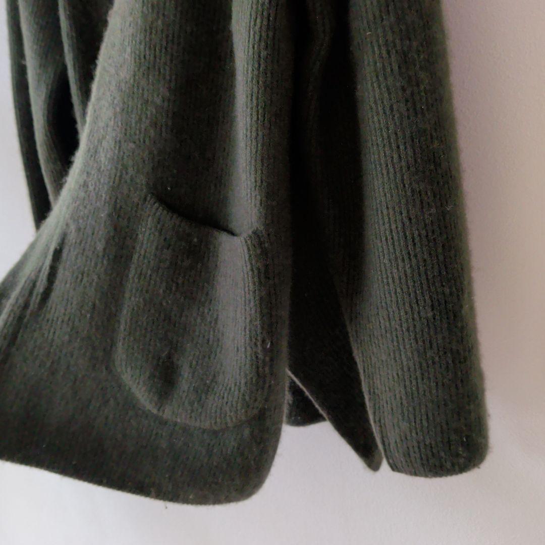 BATONER バトナー カシミヤフォックスショールカラーカーディガン