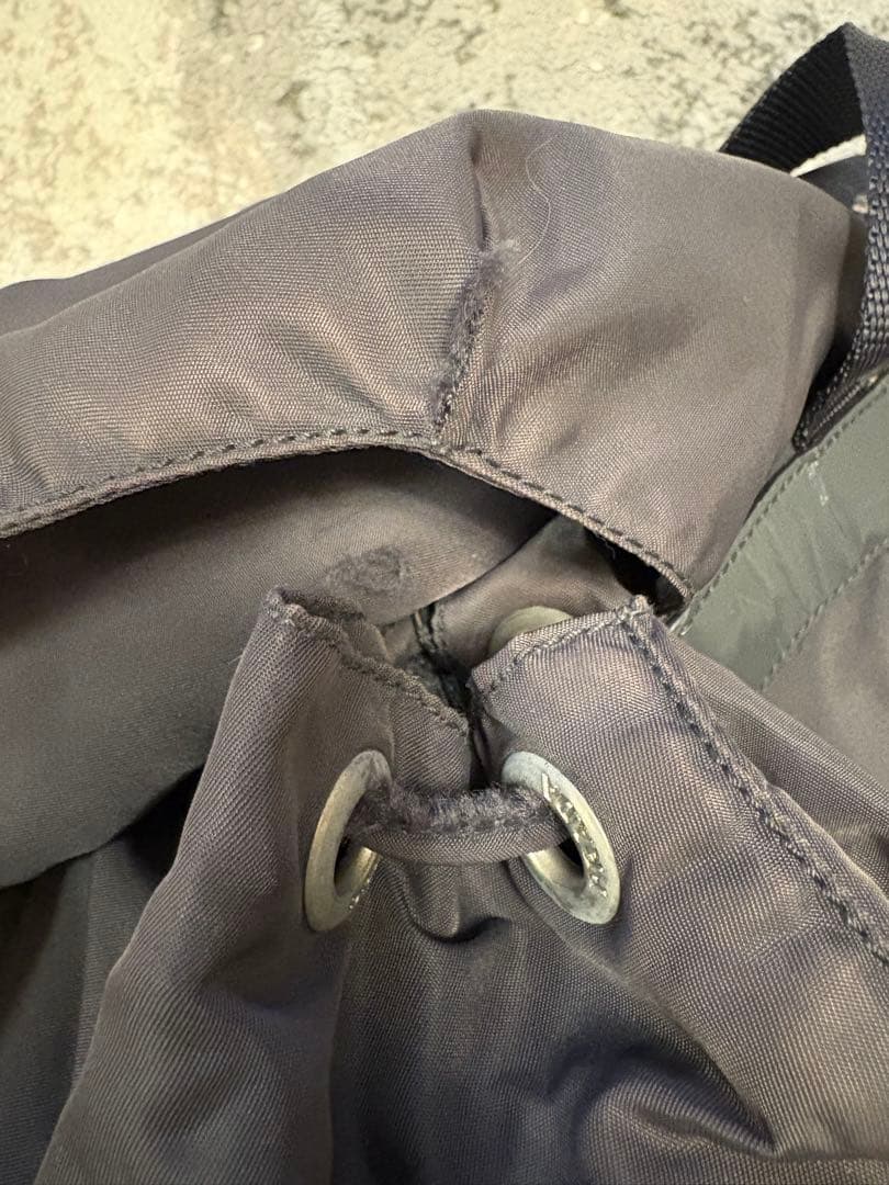 PRADAプラダナイロンリュックグレー傷汚れあり