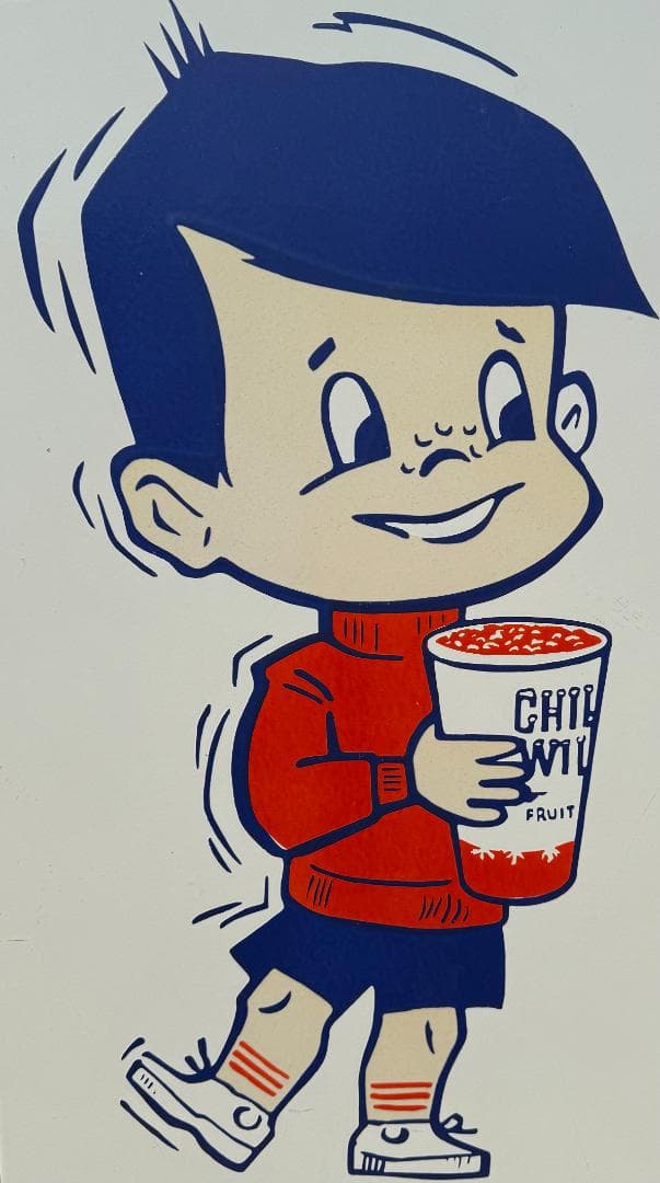 チリー・ウィリー看板 CHILLY WILLIE ビンテージ 76cm