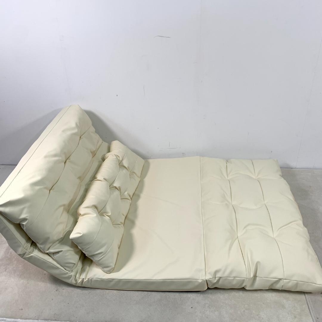 訳あり新品ソファベッド ソファ 二人掛け 座椅子 折り畳み1358-220