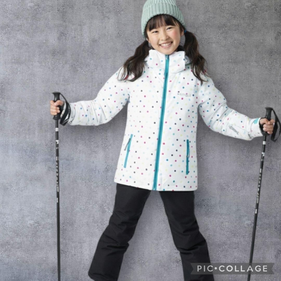 美品 Phenix スキーウェア 140 パステル水玉 125 130 145