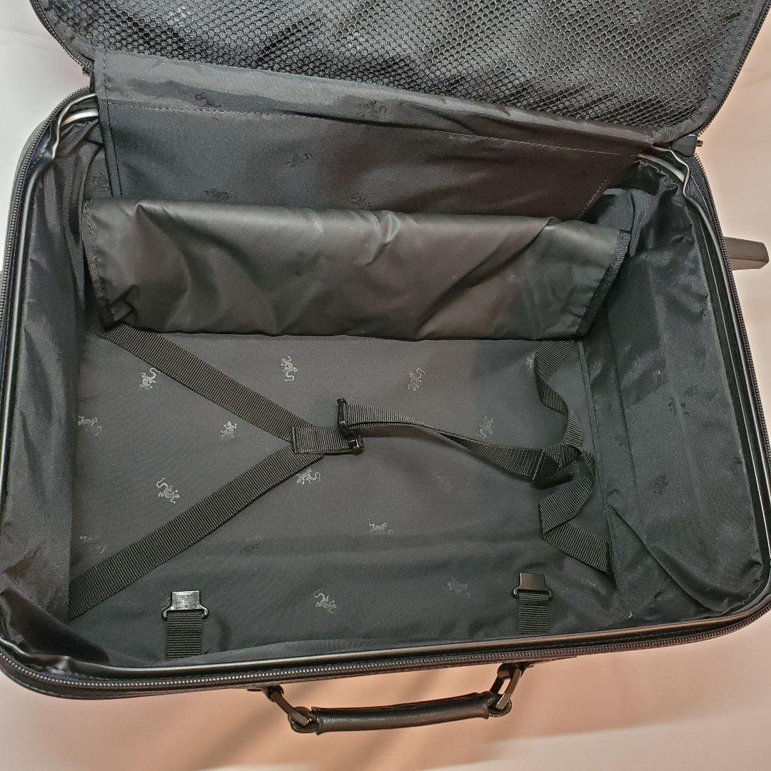 agnes b. ネイビー キャリーケース　鍵付き　サザビー　ポーチ付き