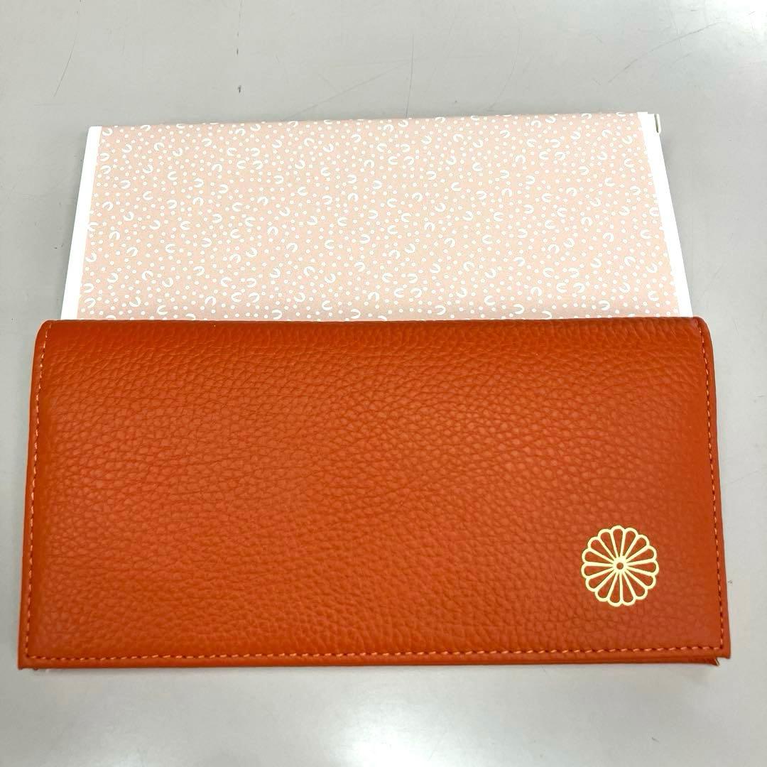 皇居 長財布 オレンジ 新品未使用 - メルカリ