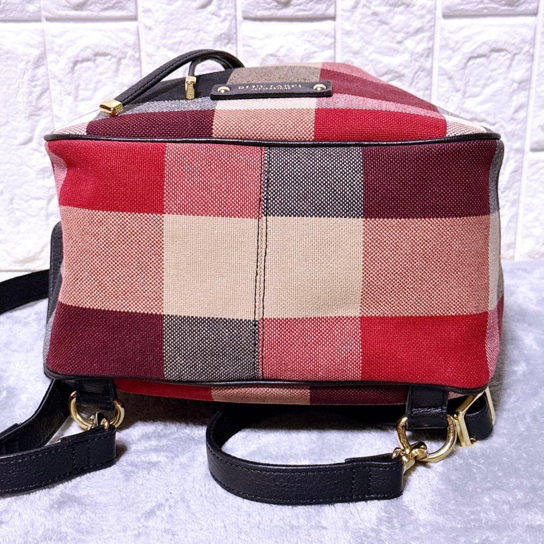 極美品】クレストブリッジチェックキャンバスコロンバッグ 3way レディース