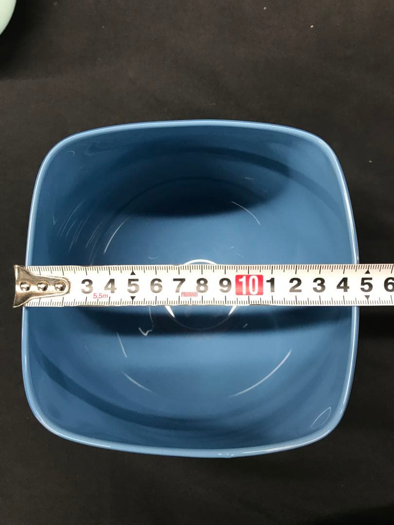 値下！【レア】ロイヤルコペンハーゲン QUADRO ボウル3P スカイブルー