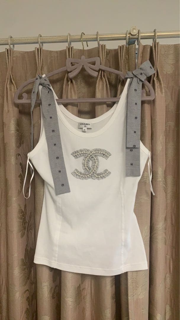シミズ様専用CHANEL 2024ss CCロゴタンクトップ