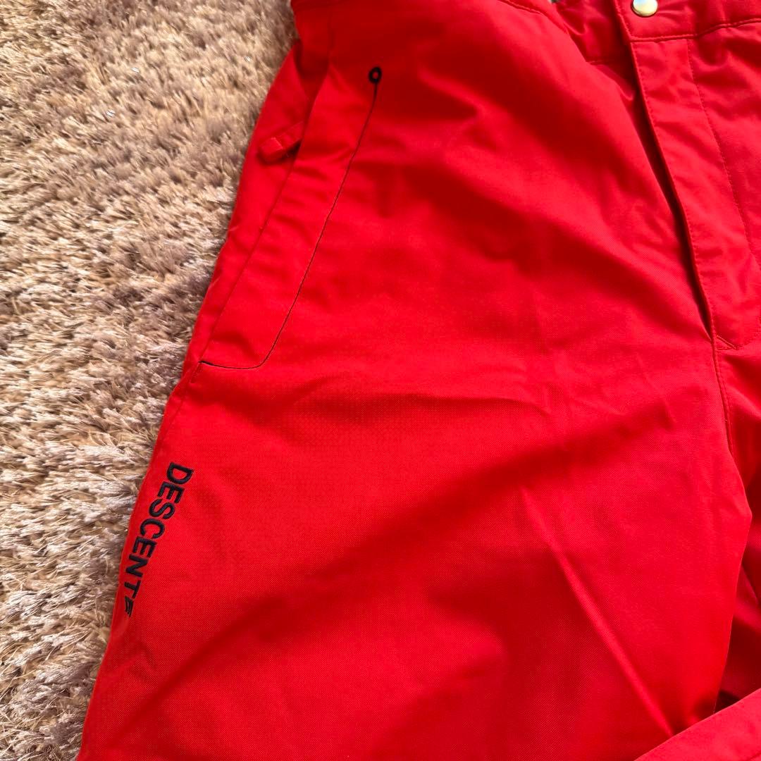 DESCENTE スキーウェア スノボ 子供用 150 ネイビー/レッド 上下