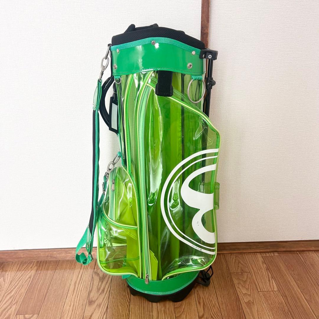 フランク三浦。Miura design グリーン　ゴルフバッグ