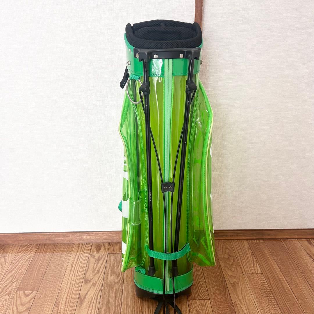 フランク三浦。Miura design グリーン　ゴルフバッグ