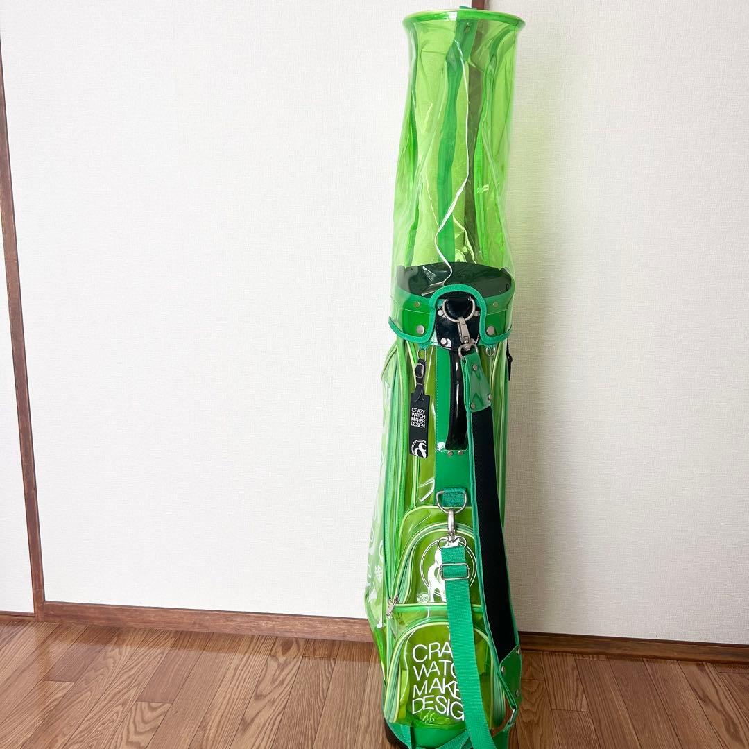 フランク三浦。Miura design グリーン　ゴルフバッグ