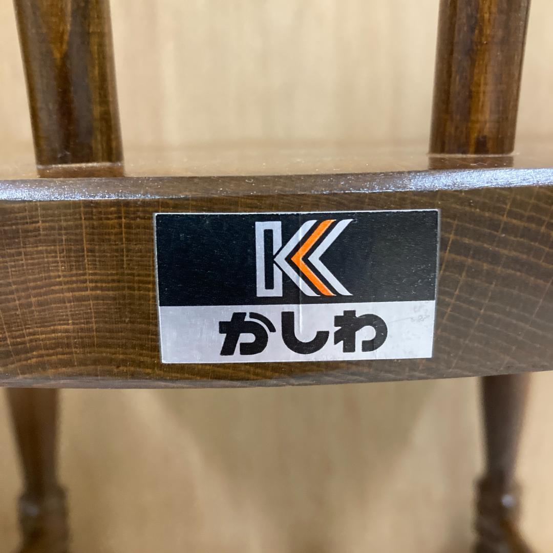 【柏木工】オールド　ウィンザーチェア　ダイニングチェア　２脚　椅子　ヴィンテージ