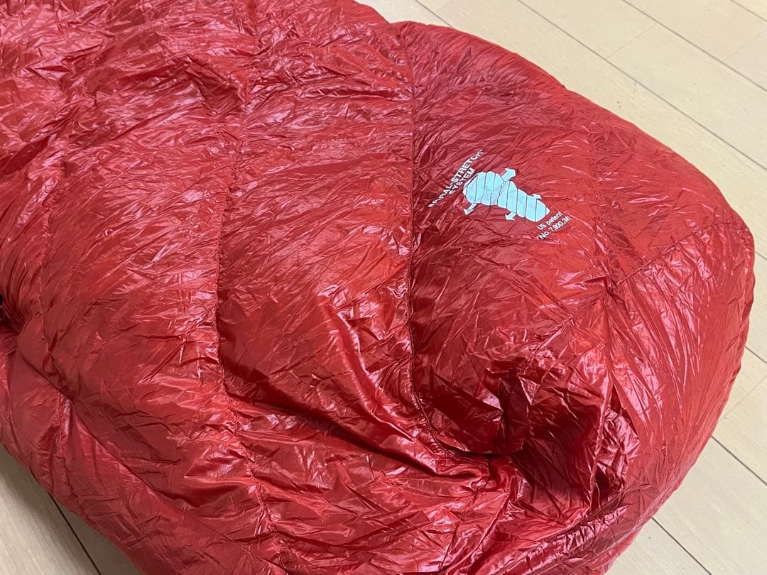 モンベル mont-bell アルパインダウンハガー800♯0 シュラフ