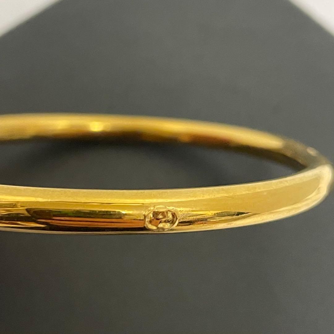 【蛇年】7オールドグッチ　GUCCI バングルリザード　ブレスレットヴィンテージ