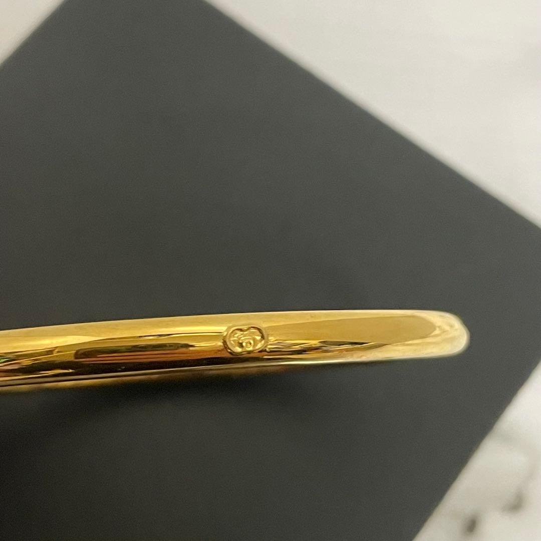 【蛇年】7オールドグッチ　GUCCI バングルリザード　ブレスレットヴィンテージ
