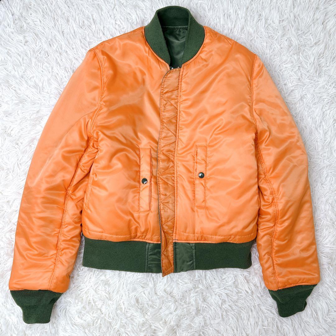 アルファ MA-1 USA製 80s 90s リバーシブル　フライトジャケット