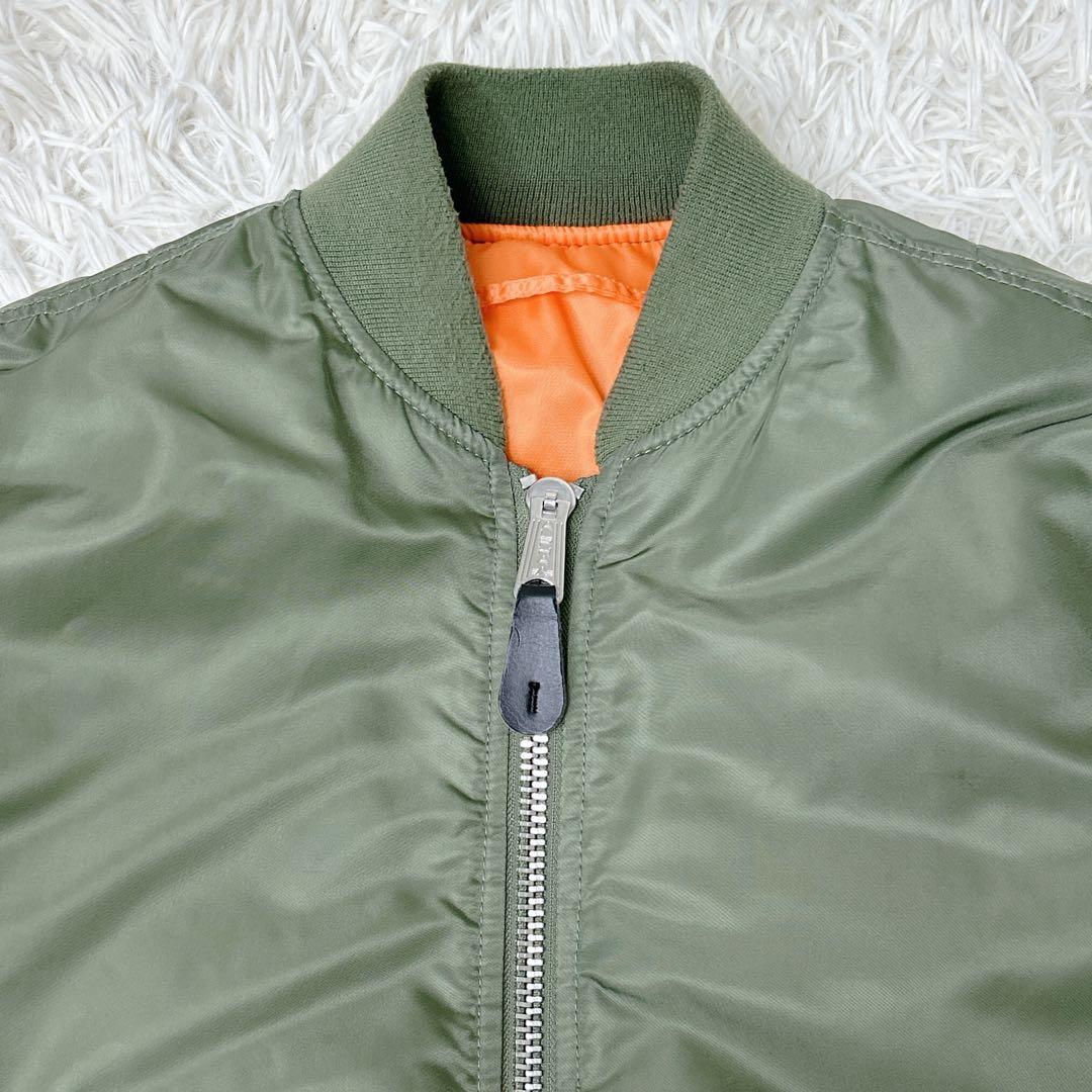 アルファ MA-1 USA製 80s 90s リバーシブル　フライトジャケット