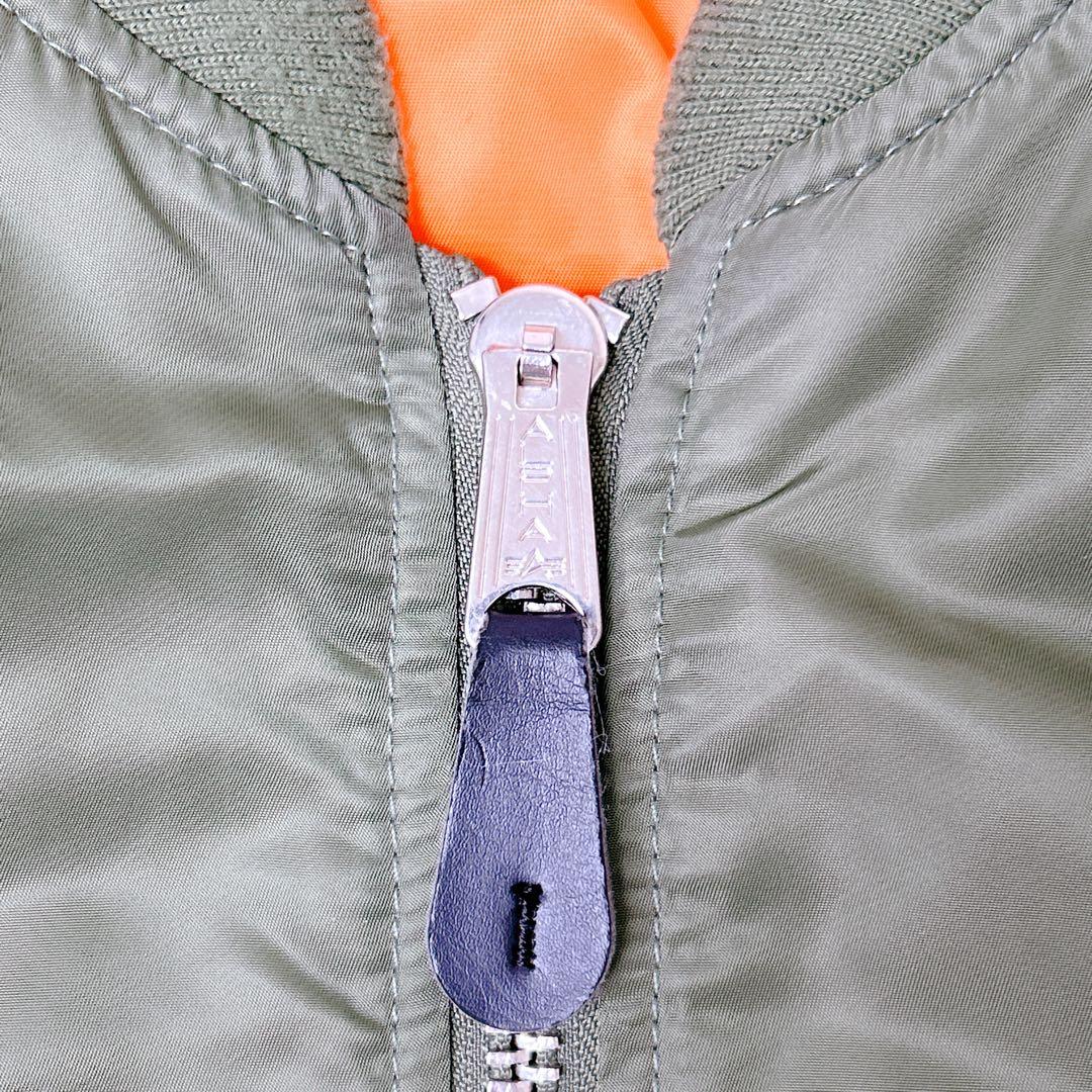 アルファ MA-1 USA製 80s 90s リバーシブル　フライトジャケット