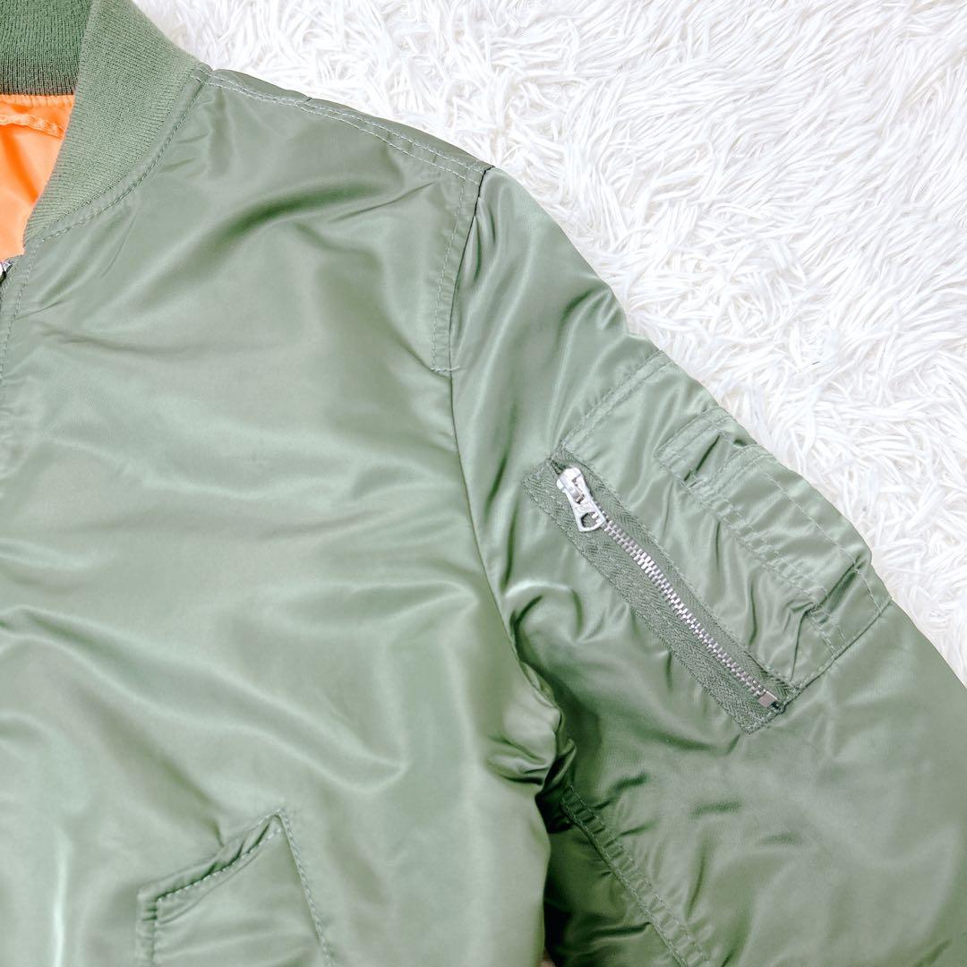 アルファ MA-1 USA製 80s 90s リバーシブル　フライトジャケット