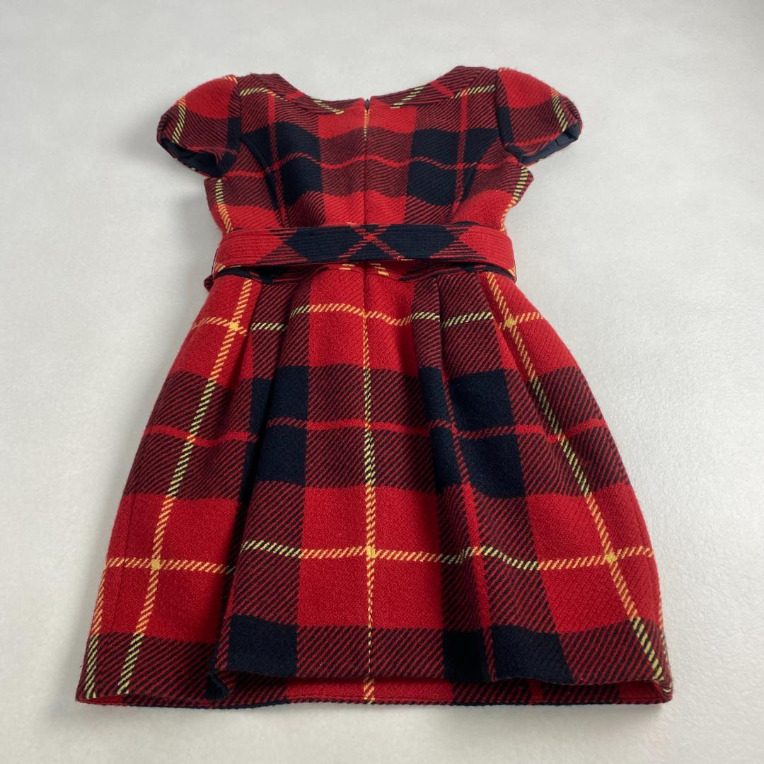バーバリーブルーレーベル ワンピース タータンチェック キャップ