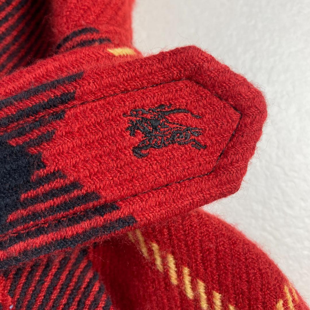 バーバリーブルーレーベル ワンピース タータンチェック キャップ