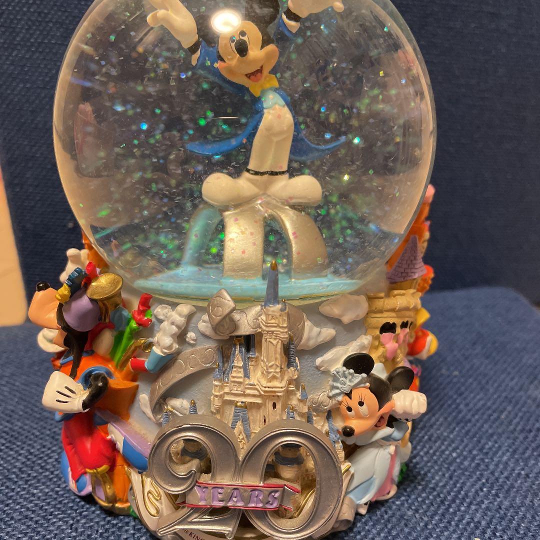 入手困難】東京ディズニーランド 20周年スノードーム 限定グッズ