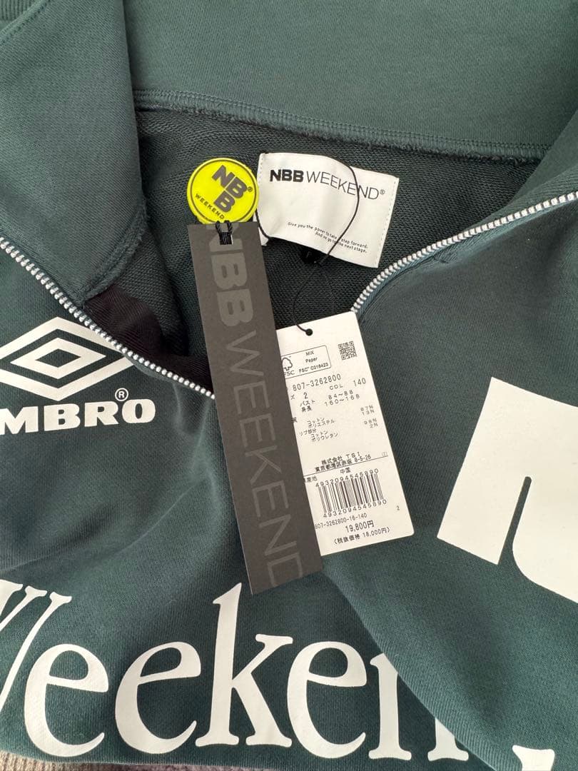 【teaさん専用】UMBROコラボ ハーフジップスウェット