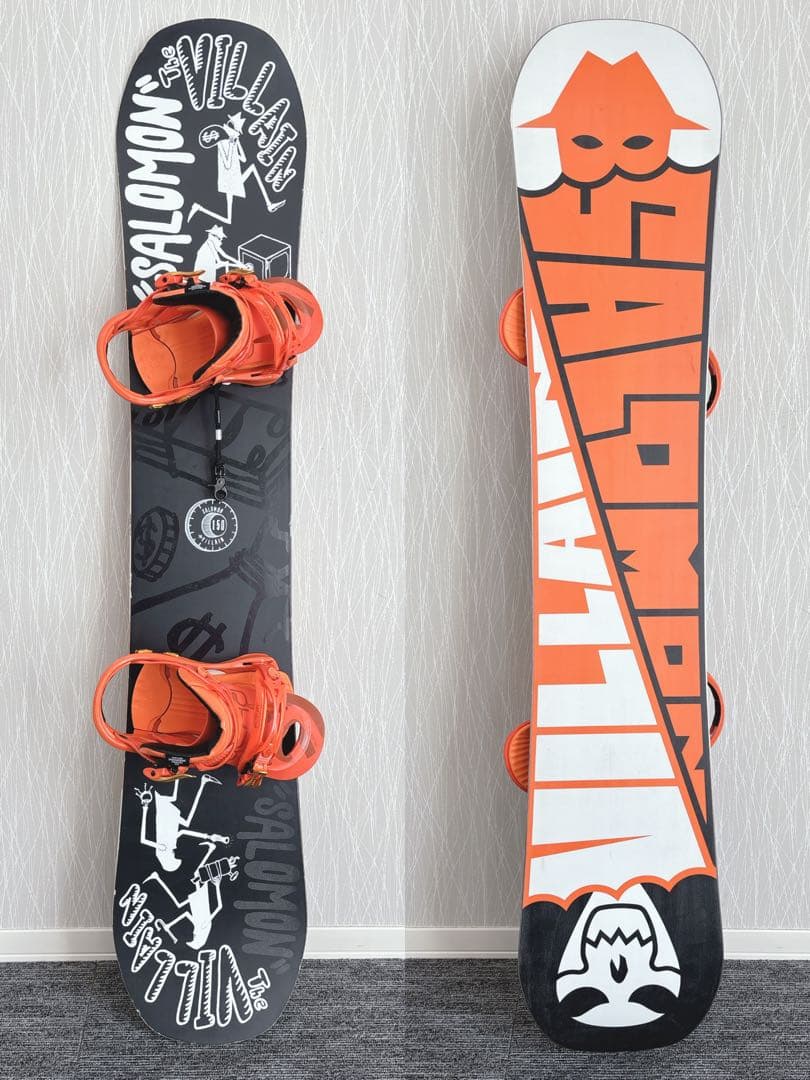 88超豪華❗️サロモン×FLUX メンズスノーボードセット☆150cm+ビン付