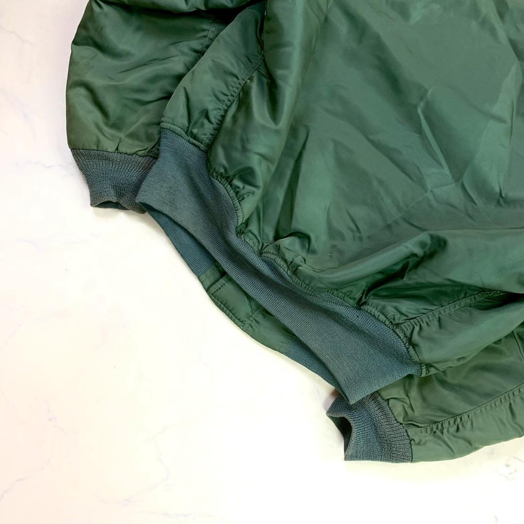 50s 復刻★ USA製 アルファ MA-1 セージグリーン M　D761