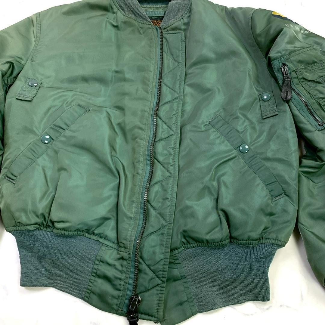 50s 復刻★ USA製 アルファ MA-1 セージグリーン M　D761