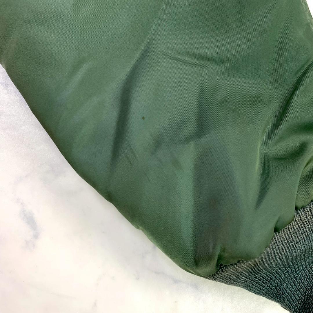 50s 復刻★ USA製 アルファ MA-1 セージグリーン M　D761