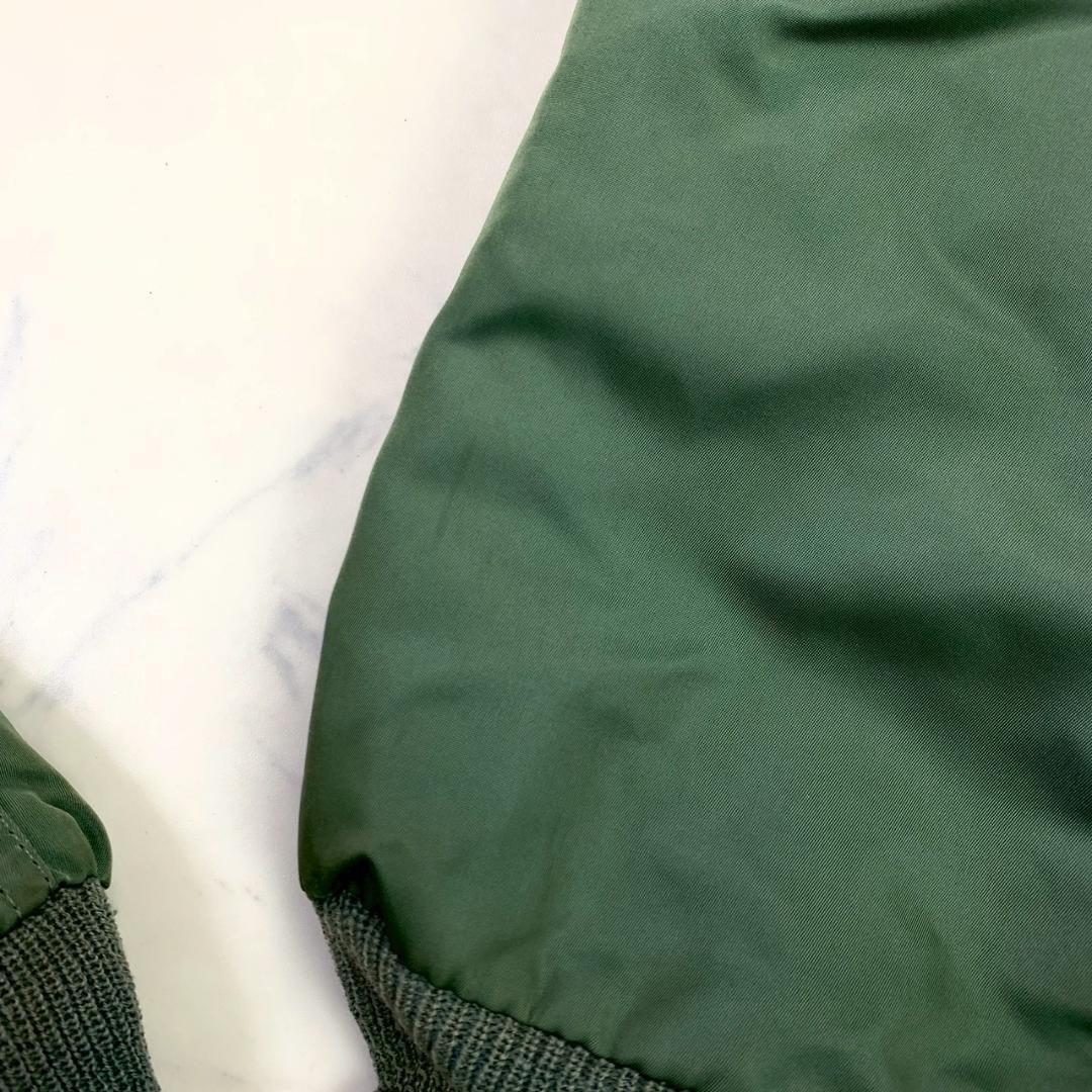 50s 復刻★ USA製 アルファ MA-1 セージグリーン M　D761