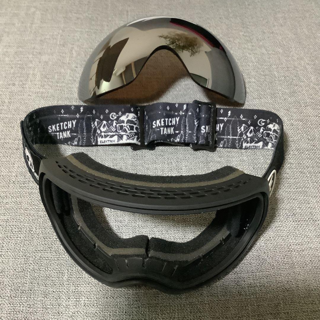 057 エレクトリック　erectric EG3 スキースノーボード　ゴーグル