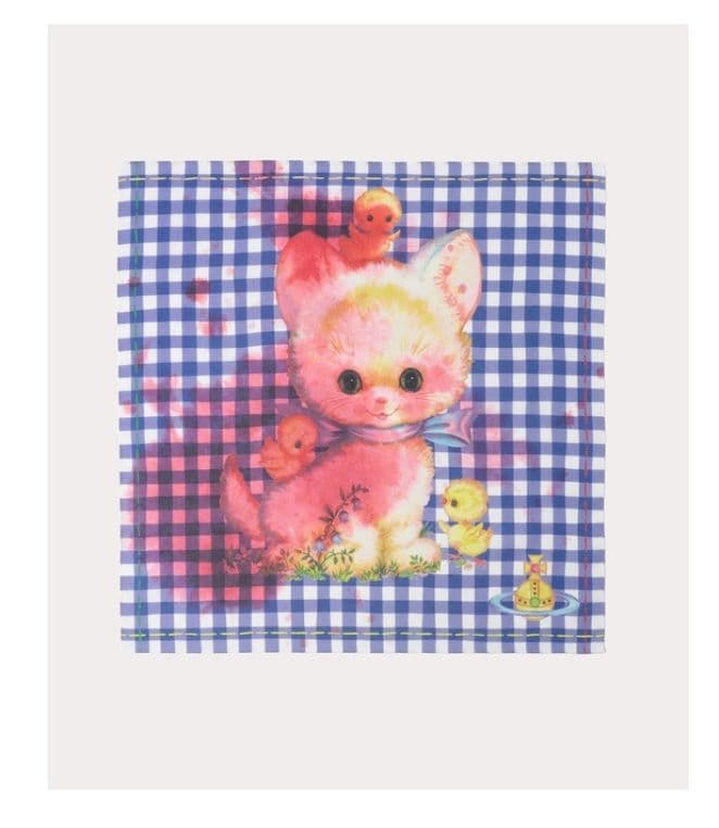 KITTY WITH WINE STAINS ハンカチ