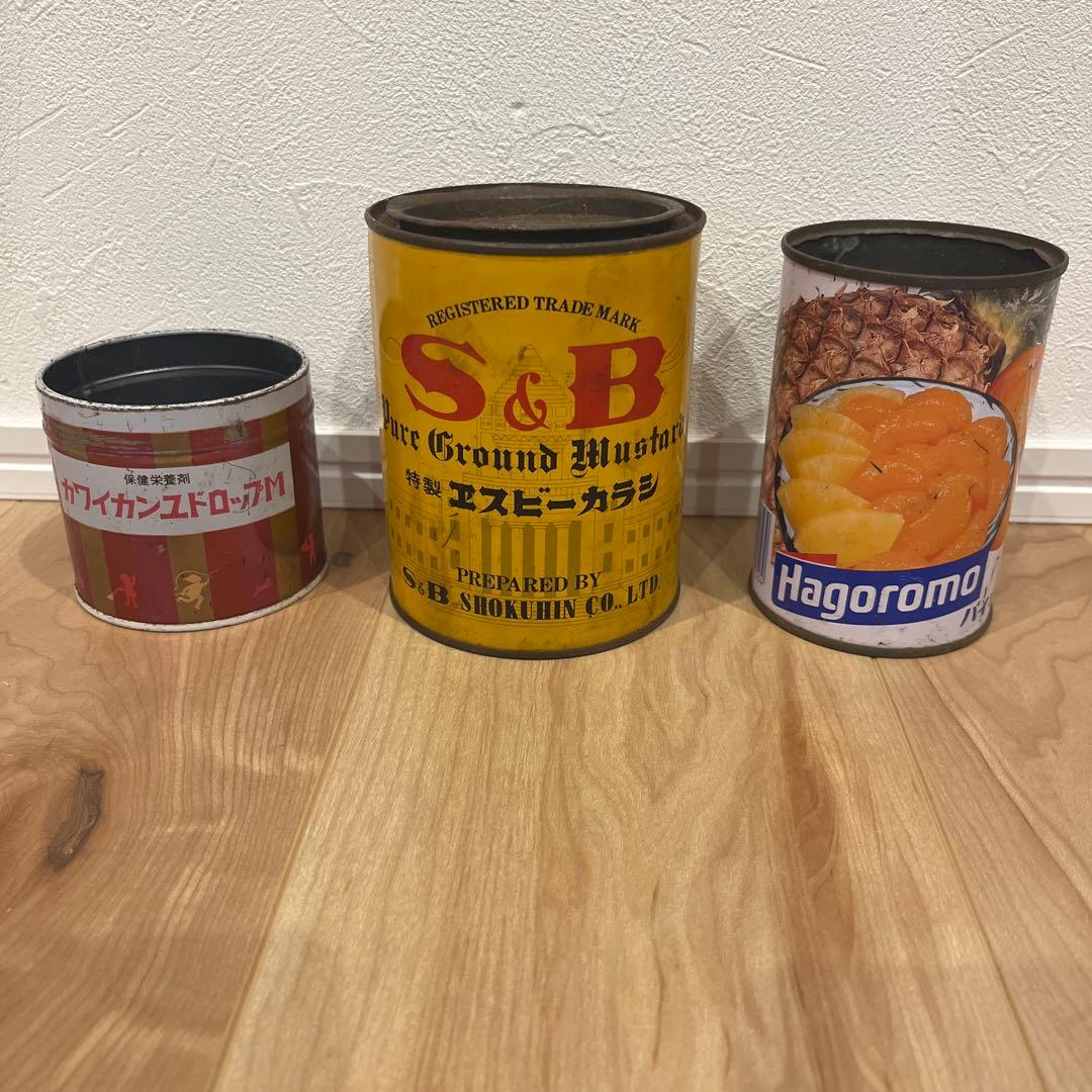 空き缶 缶詰 昭和レトロ ヴィンテージ セット売り レア 希少 - メルカリ