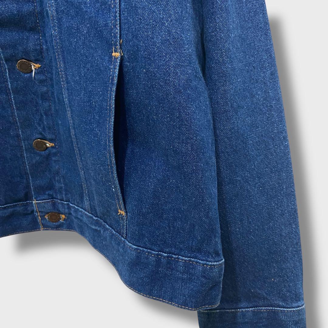 断捨離少年90s☆Wrangler☆USA製デニムジャケット☆4つポケ☆L